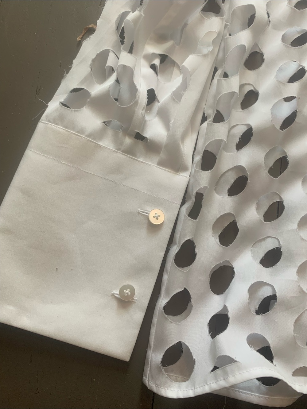 Maison Margiela "Cut Out" longsleeve shirt - Picture 5 of 13